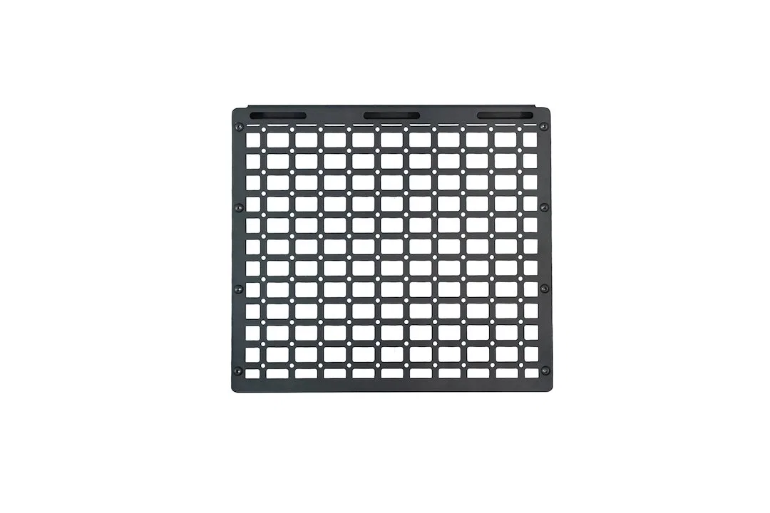 AC1904601NA – A.DESERT DES Molle Cargo Panel, Bed Mount Center Bolt-On Flush Mount Powder Coated Hammer Black Steel